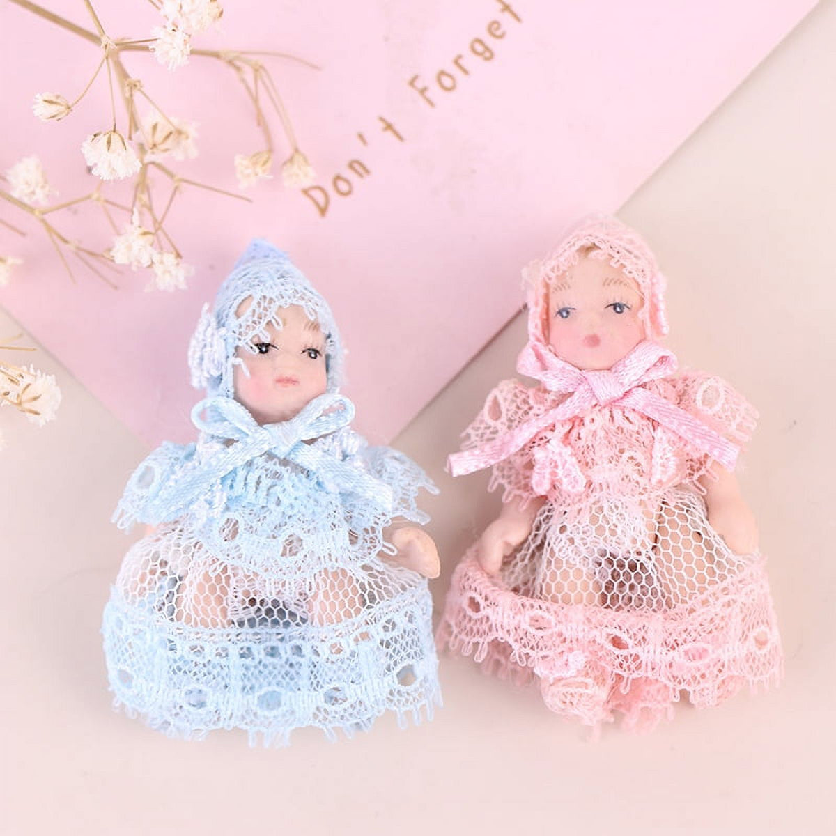 1:12 Dollhouse Miniature Baby Doll People Model Body Joints Moveable Doll R22357