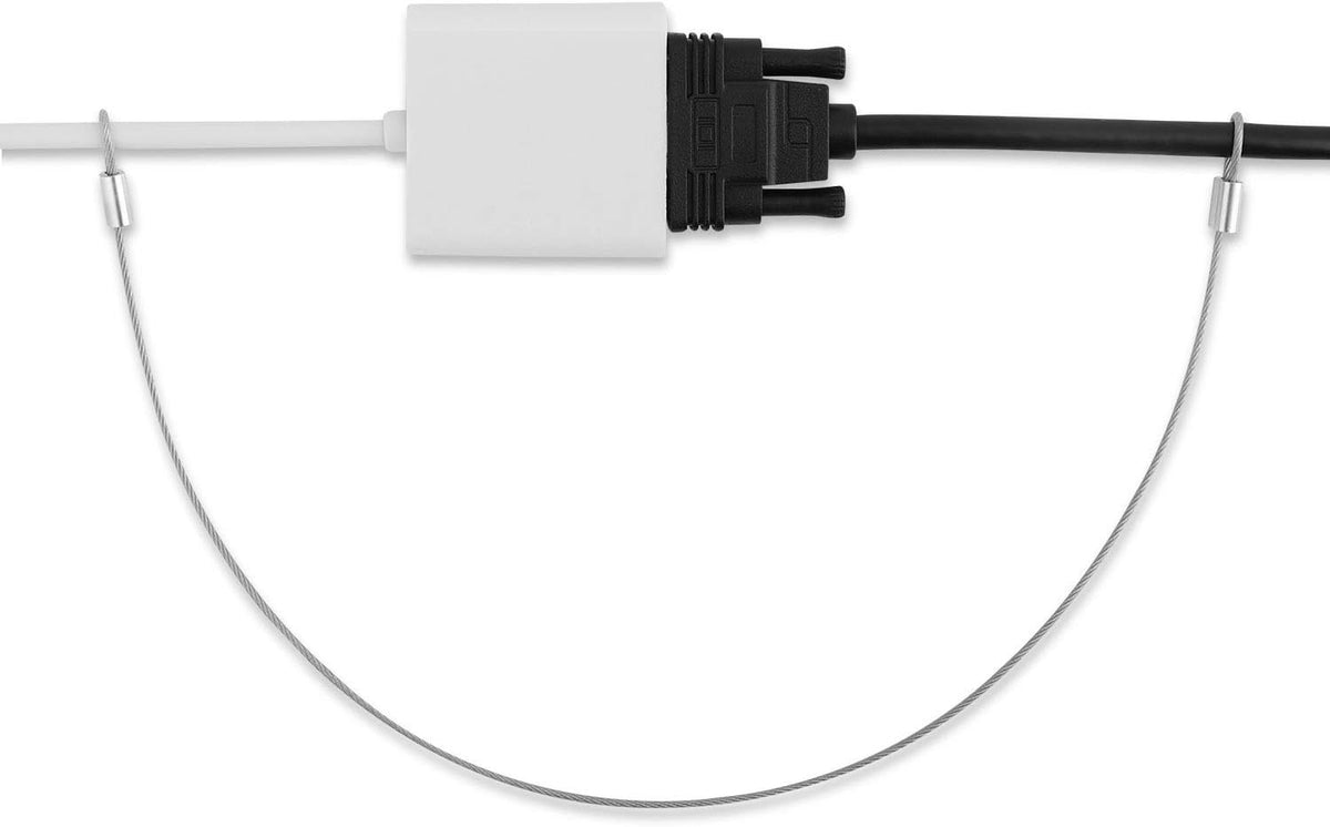 30 Pack 12 inch Adjustable Nylon Coating Security Cable Tether J8745