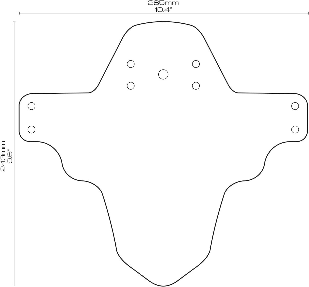 Front Mudguard for 26'',27.5'',29'' U46664