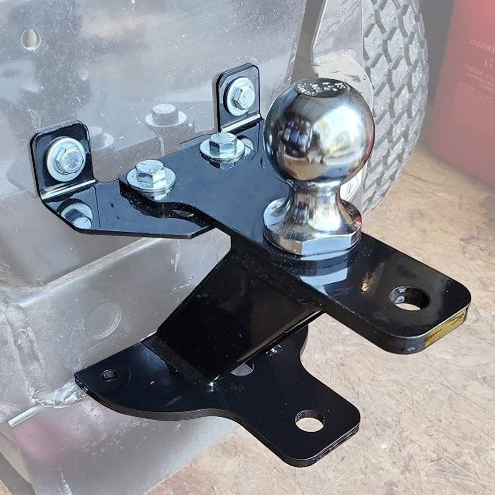5" Rise Heavy Duty Universal Lawn Mower Trailer Hitch Pack of 2 D158965