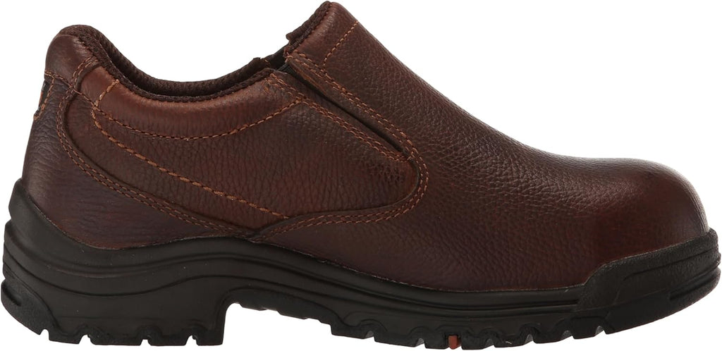 Camel Brown Alloy Safety Toe Slip On Work Shoe W46584