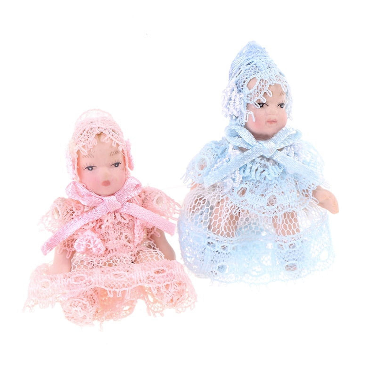1:12 Dollhouse Miniature Baby Doll People Model Body Joints Moveable Doll R22357