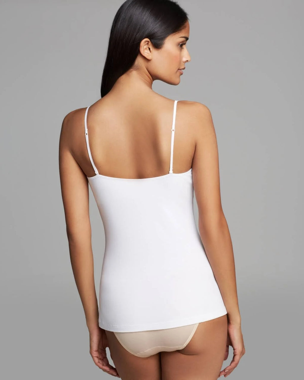 White Long Camisole A16258