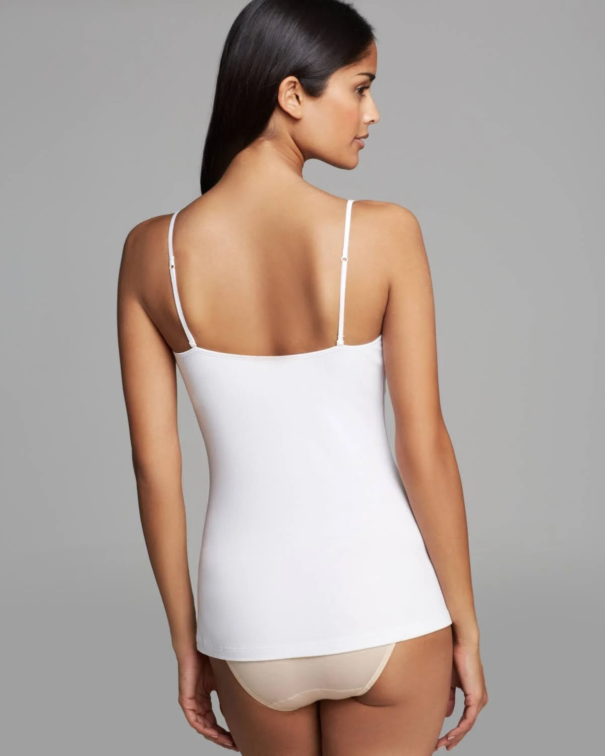 White Long Camisole A16258