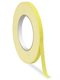 Yellow Bag Tape 3/8x22 x 540, Carton of 16 Rolls R686953