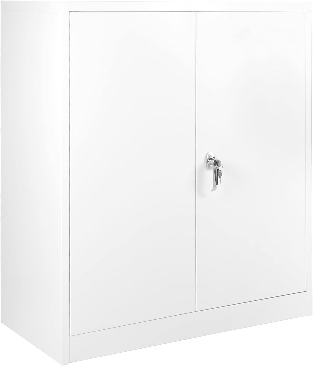Black Locking Steel Storage Cabinet with 2 Doors V2289