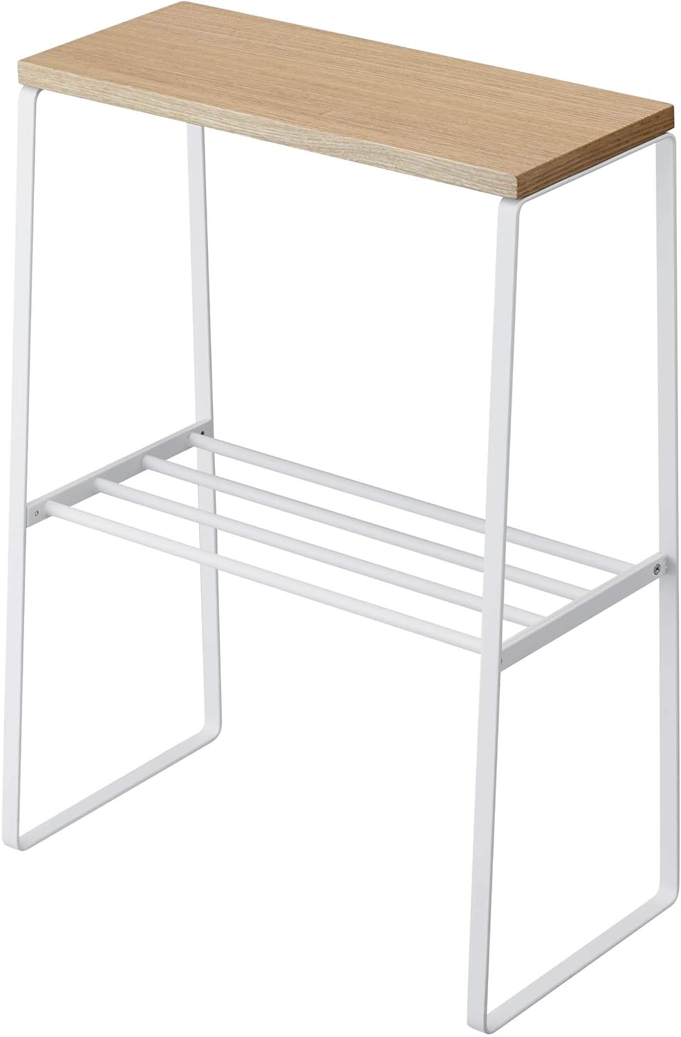 White Narrow End Table D925575