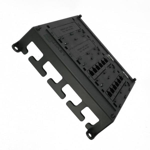 Patch Panel - CAT 6 - RJ-45 X 12 - Black ABS plastic - 12 ports B25082