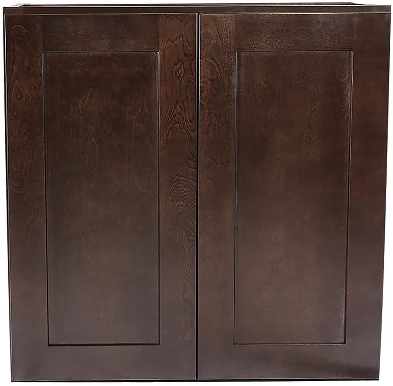 30x36x12 Espresso Wall Kitchen Cabinet Q854