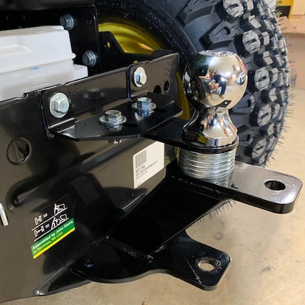 5" Rise Heavy Duty Universal Lawn Mower Trailer Hitch Pack of 2 D158965