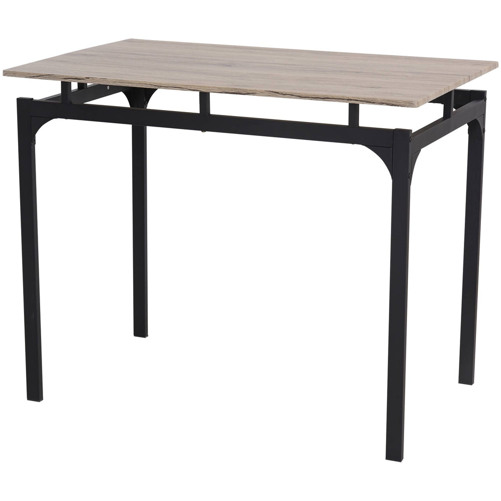 5 Piece Kitchen Table and 4 Stools Dining Set with Metal Legs G8596