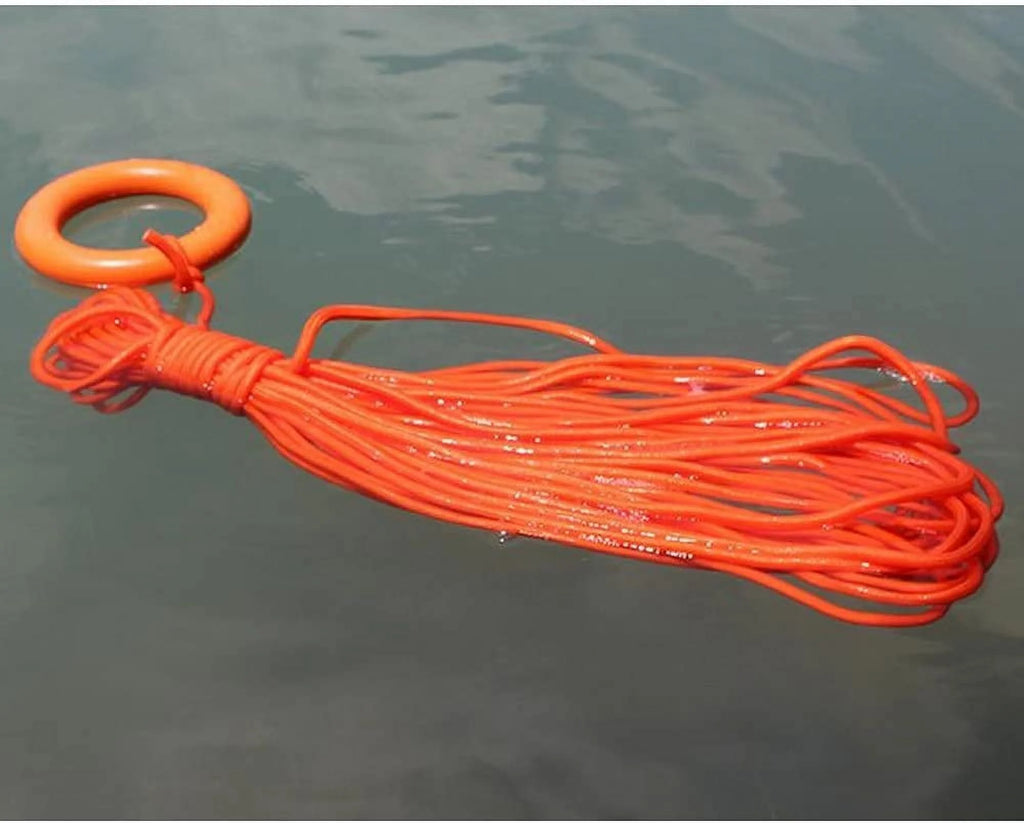 98.4FT Floating Throwing Rope Rescue Lifeline with Hand Ring F724