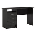 Black 3 Drawer Engineered Wood Desk Y924