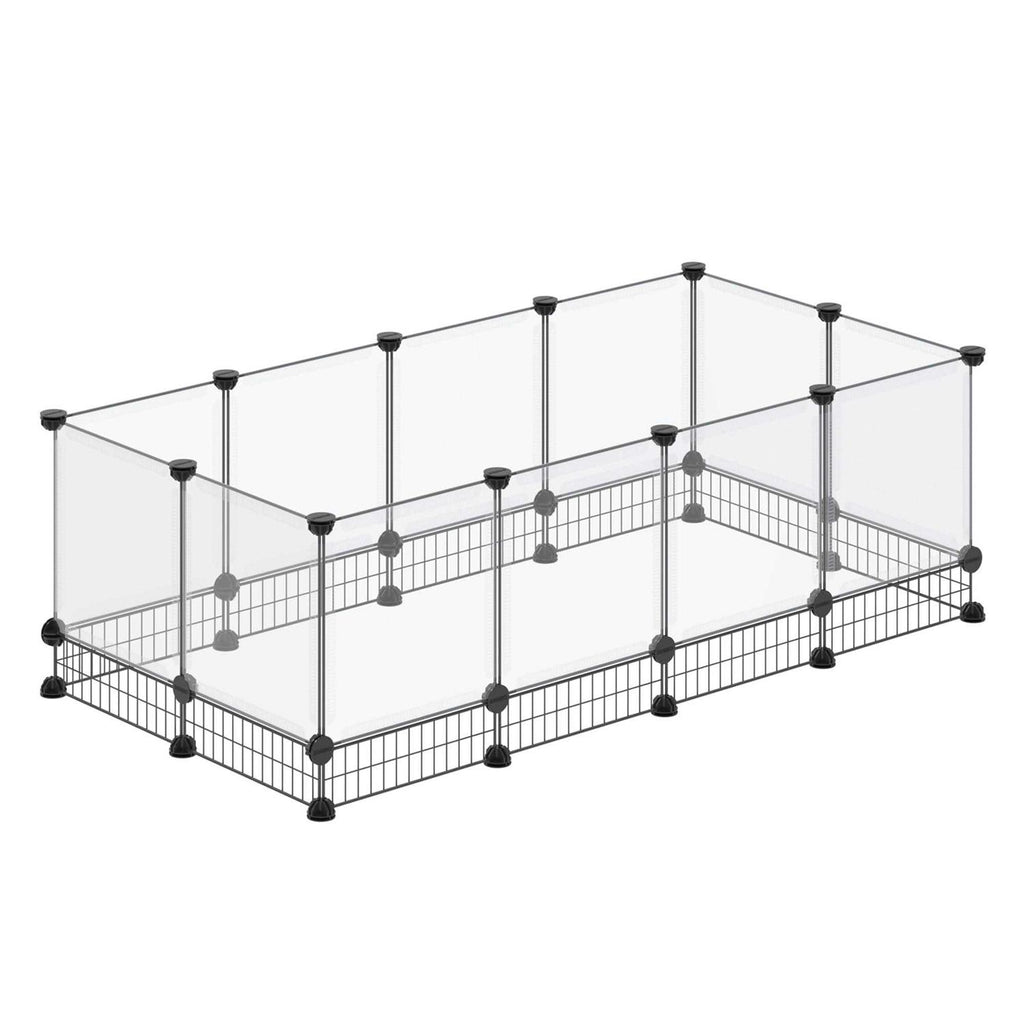 Rabbit Playpen Guinea Pig Cages Hamster Cages Iron Net Bottom I218