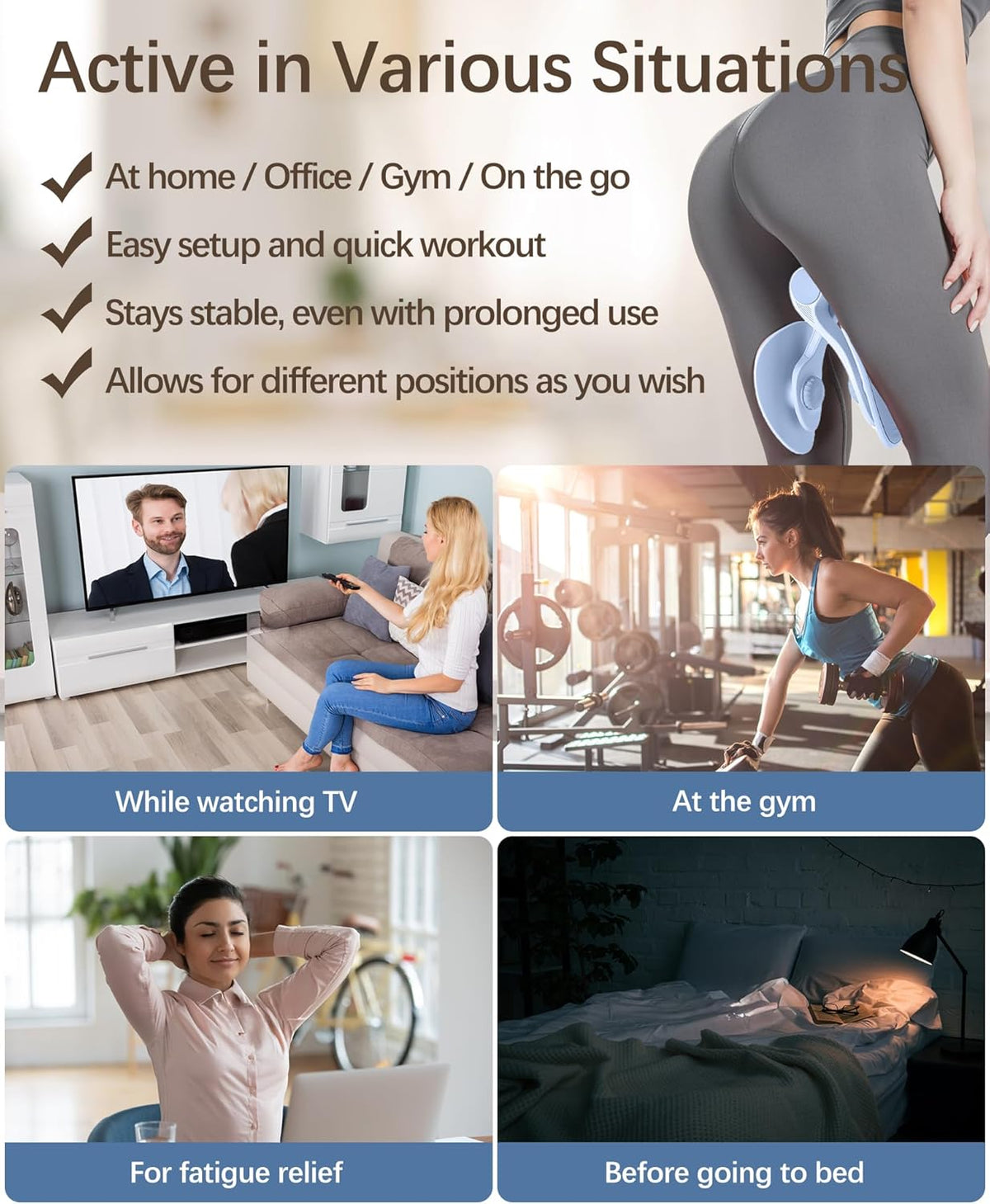 Leg Press Machine Thigh Master Hip Trainer Kegel Exerciser Pelvic Floor Trainer Q363864