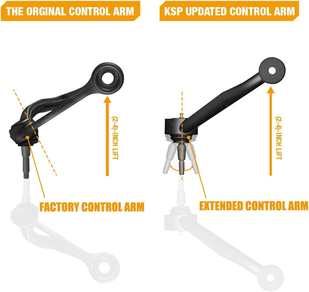Tubular Upper Control Arm for 07-16 Silverado Avalanche Tahoe Sierra Yukon 6-Lug 2WD/4WD U21688