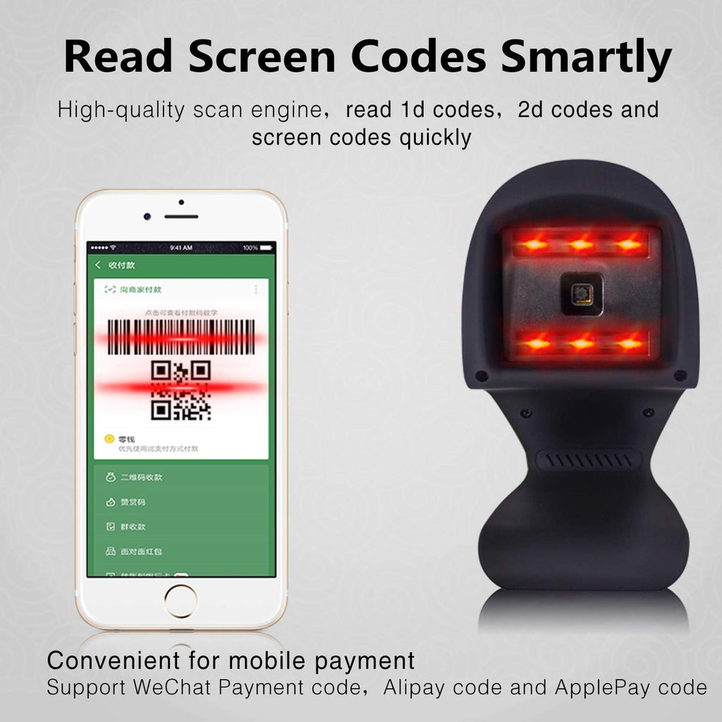 USB Hands-Free 2D Barcode Scanner Pack of 2 D83767