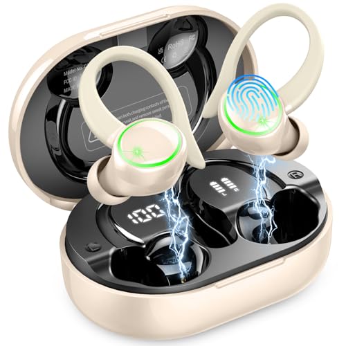 Wireless Bluetooth 5.4 Earbuds with ENC Noise Cancelling Mic, IP7 Waterproof X592