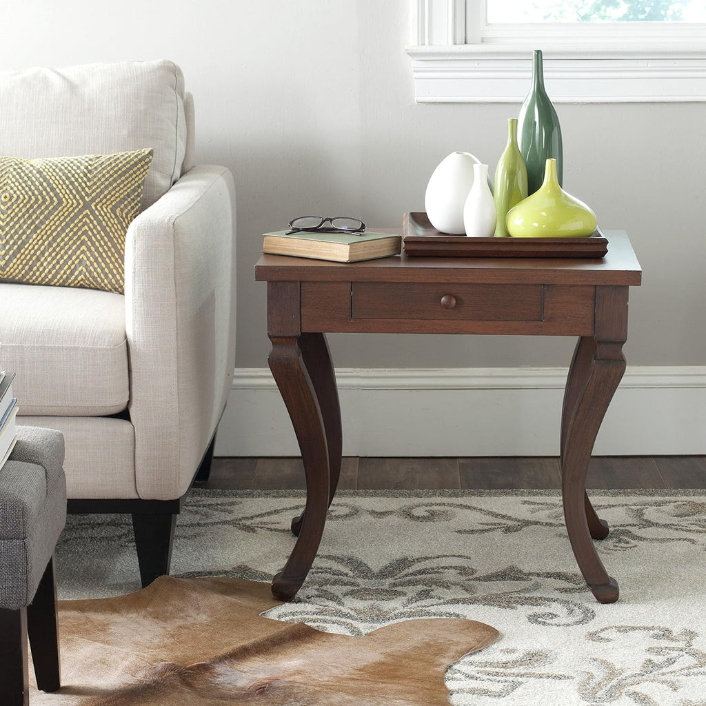 Brown One Drawer Storage Side Table G669345