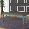 Two-Tone Wood Bench I564630
