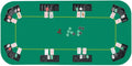 8 Player Poker Mat with Carrying Bag W430