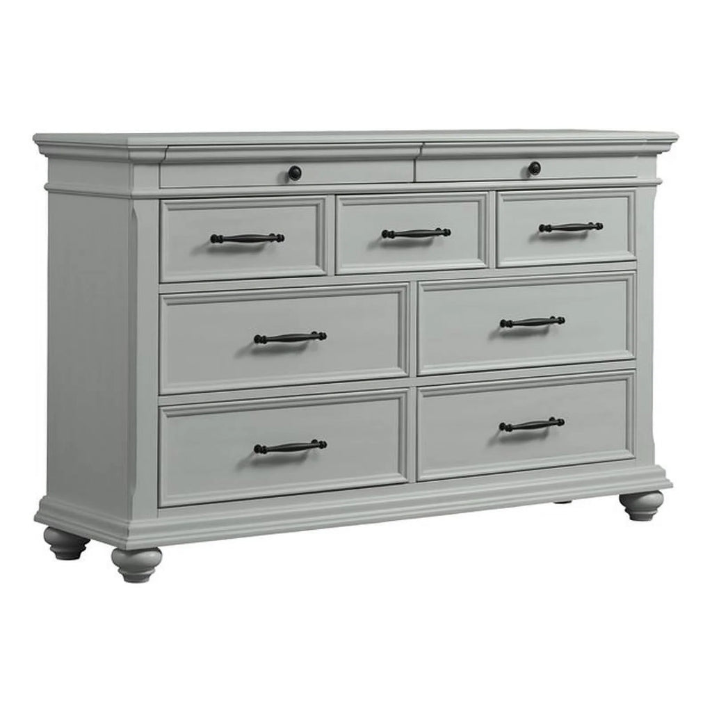 Gray 9-Drawer Dresser M403