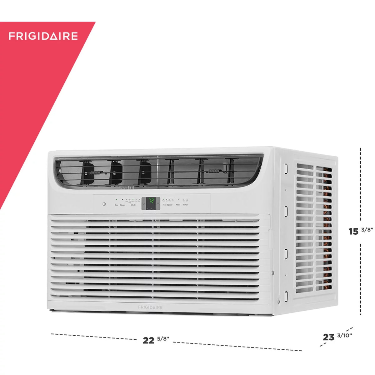 11,000 BTU Window Air Conditioner with Heater, White A7243