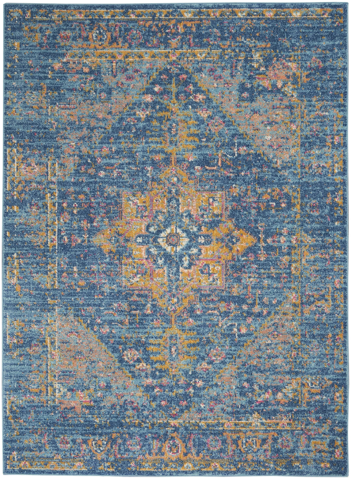 Navy Blue 4' x 6' Area Rug M338