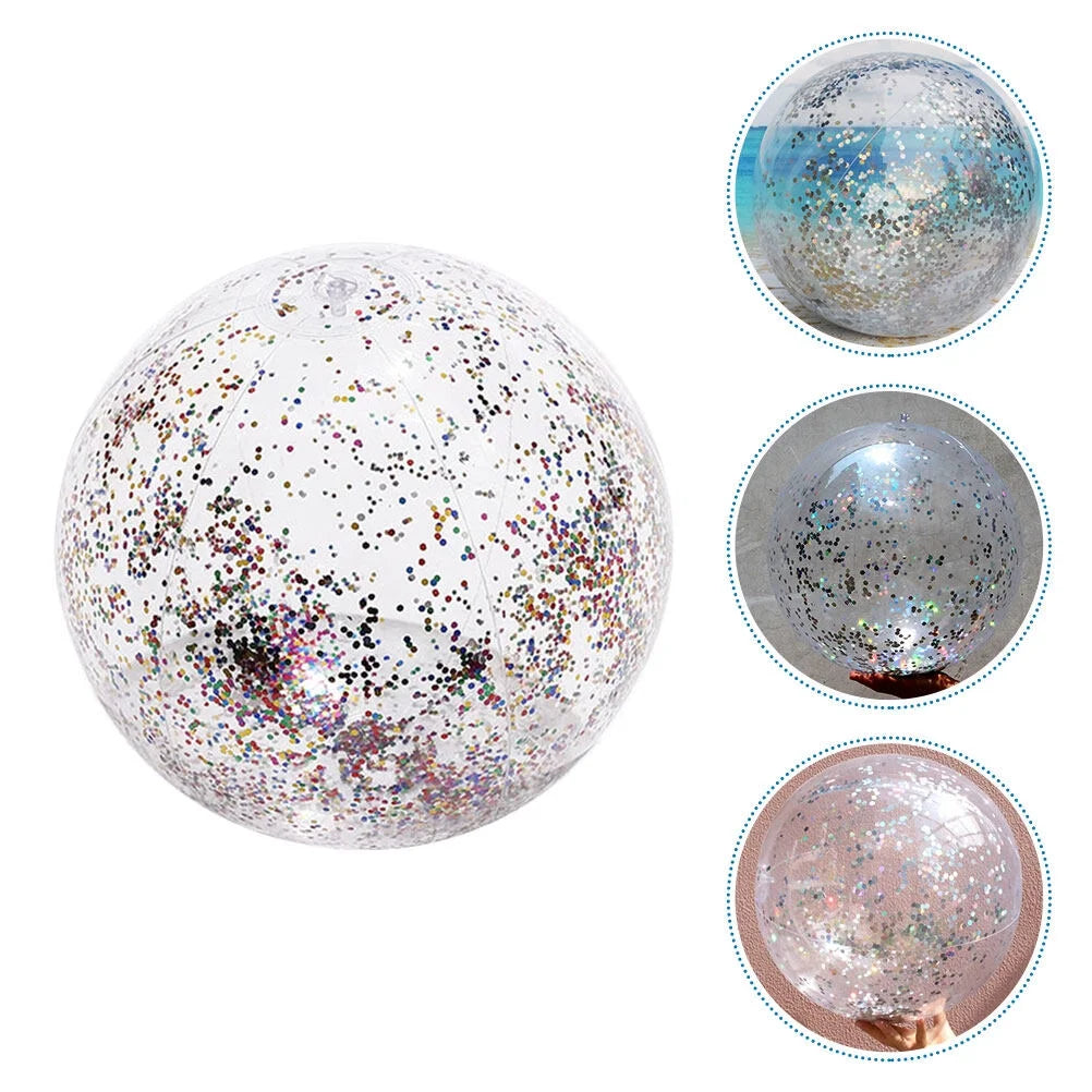 Inflatable Transparent PVC Beach Ball Water Toy G4493