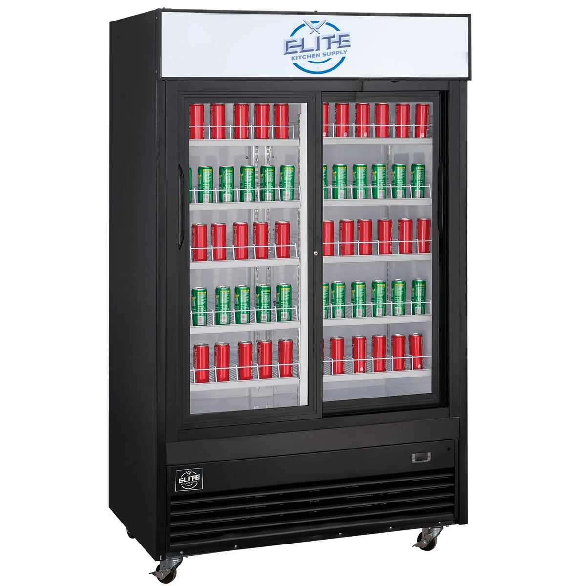 47 in. Two Glass Door Upright Merchandiser Refrigerator 34.4 Cu. Ft. J9122