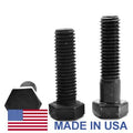 5/8 inch-11 x 1 1/2 inch Coarse Thread Grade 8 Hex Cap Screw, Alloy Steel Black Oxide, Pk 25 E747465