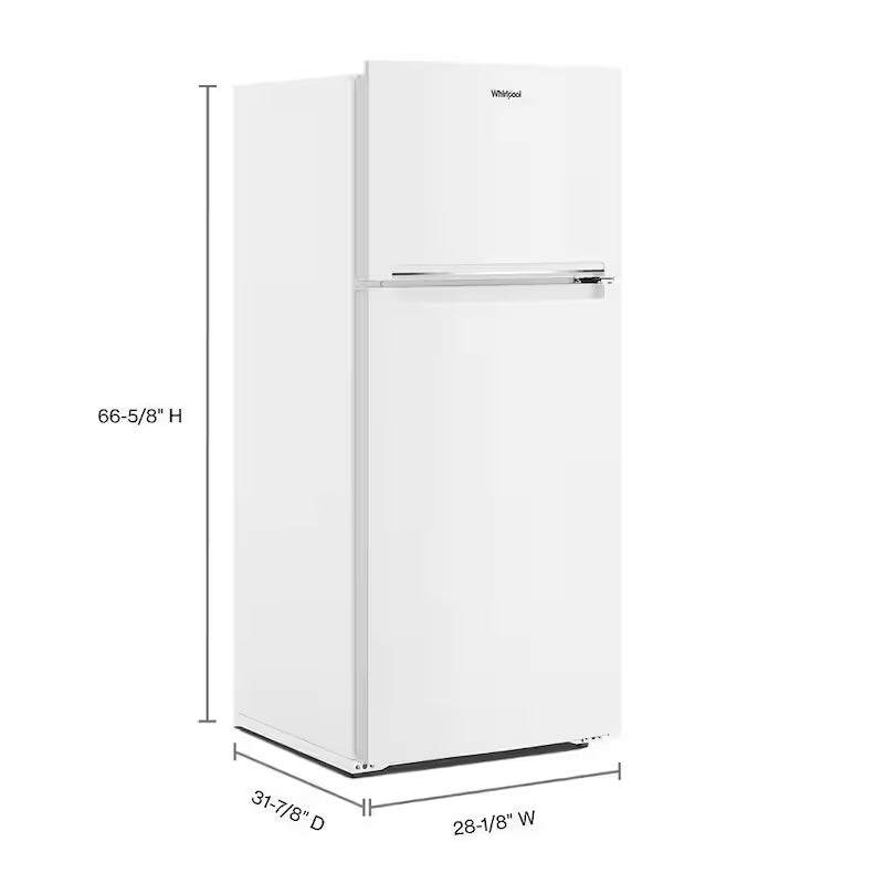 Built-In Top Freezer Refrigerator in White U885