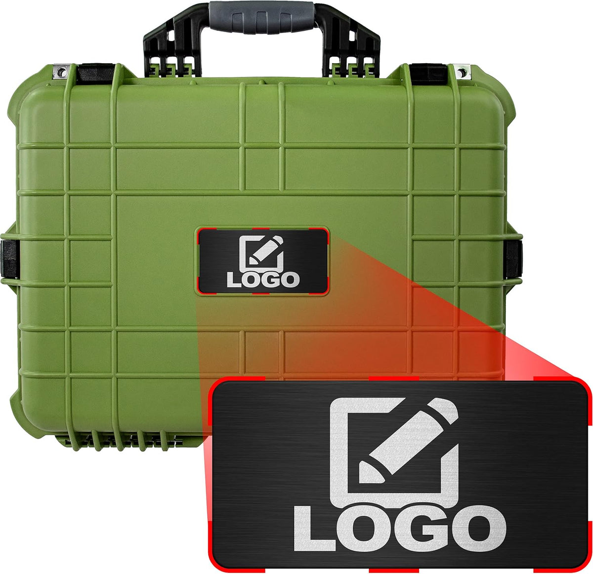 Yellow 20 Inch Waterproof Shockproof Camera Case with Foam T888
