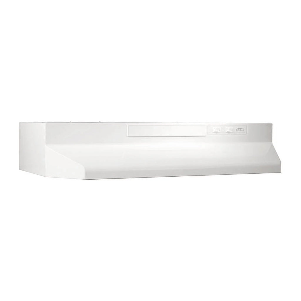 White 30 Inch Convertible Under Cabinet Range Hood T1180