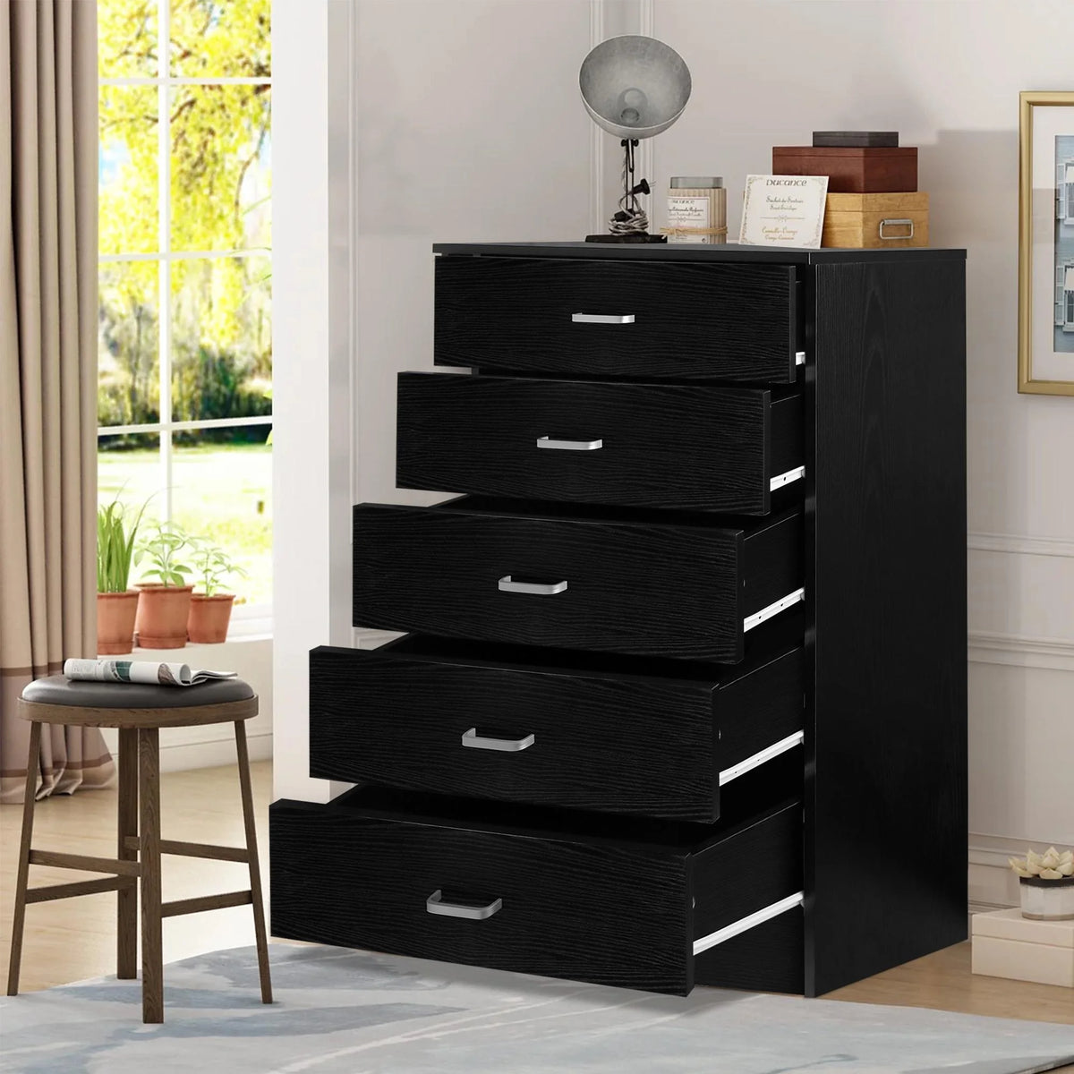 Rustic Brown 5 Drawer Dresser D6969