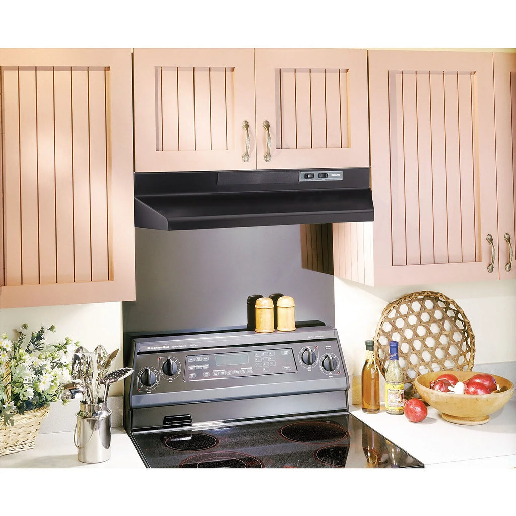White 30 Inch Convertible Under Cabinet Range Hood T1180