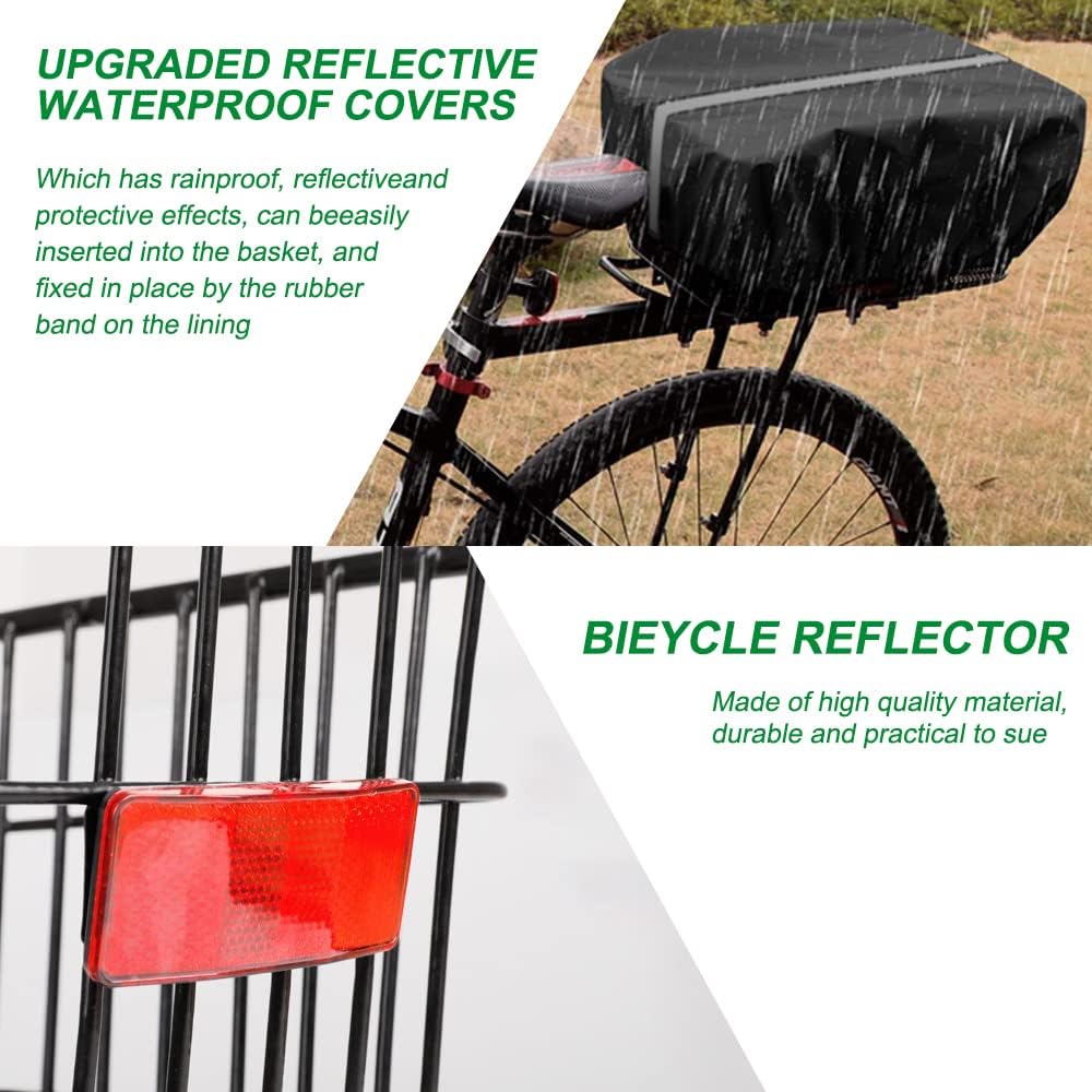 Rear Bike Basket with Waterproof Cover C155121