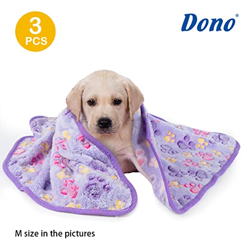1 Pack 3 Soft Fluffy Fleece Pet Blanket D5219