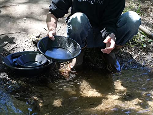 Gold Rush Panning Kit with Carry Bag; 10-Piece Prospecting Tools B753906