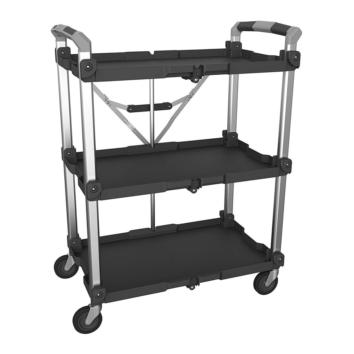 Collapsible Service Rolling Cart, XL, 300LB Capacity E326