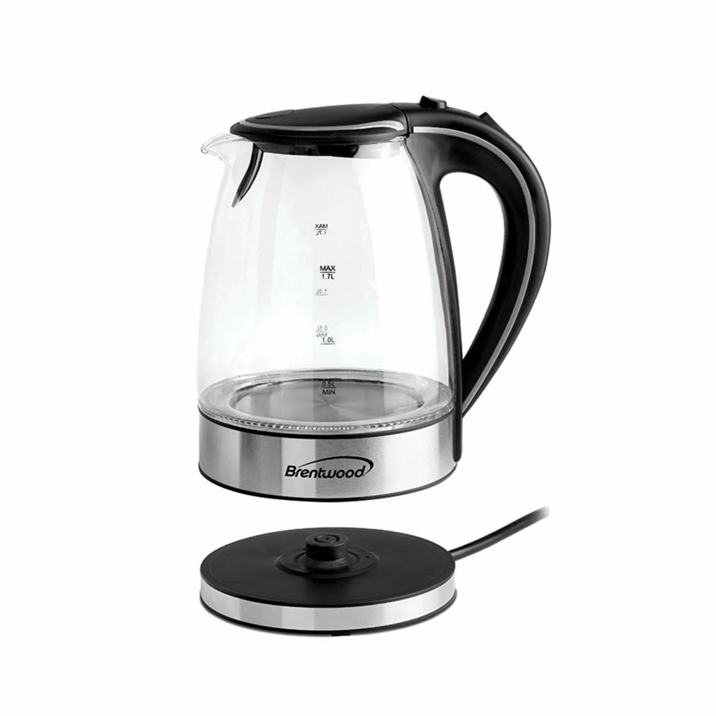 1.7L Cordless Glass Electric Kettle L63021