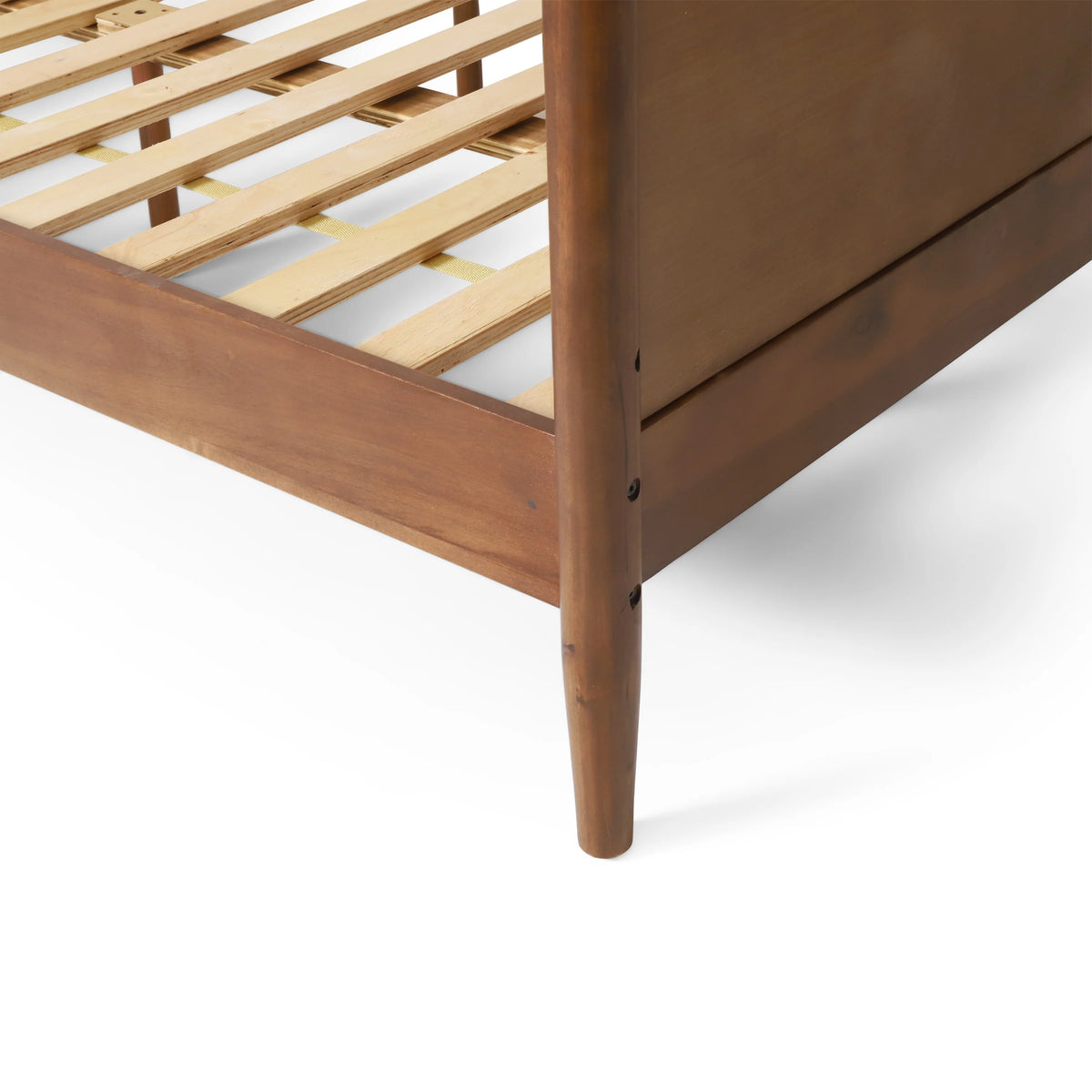 Mid Century Wood Bed V402