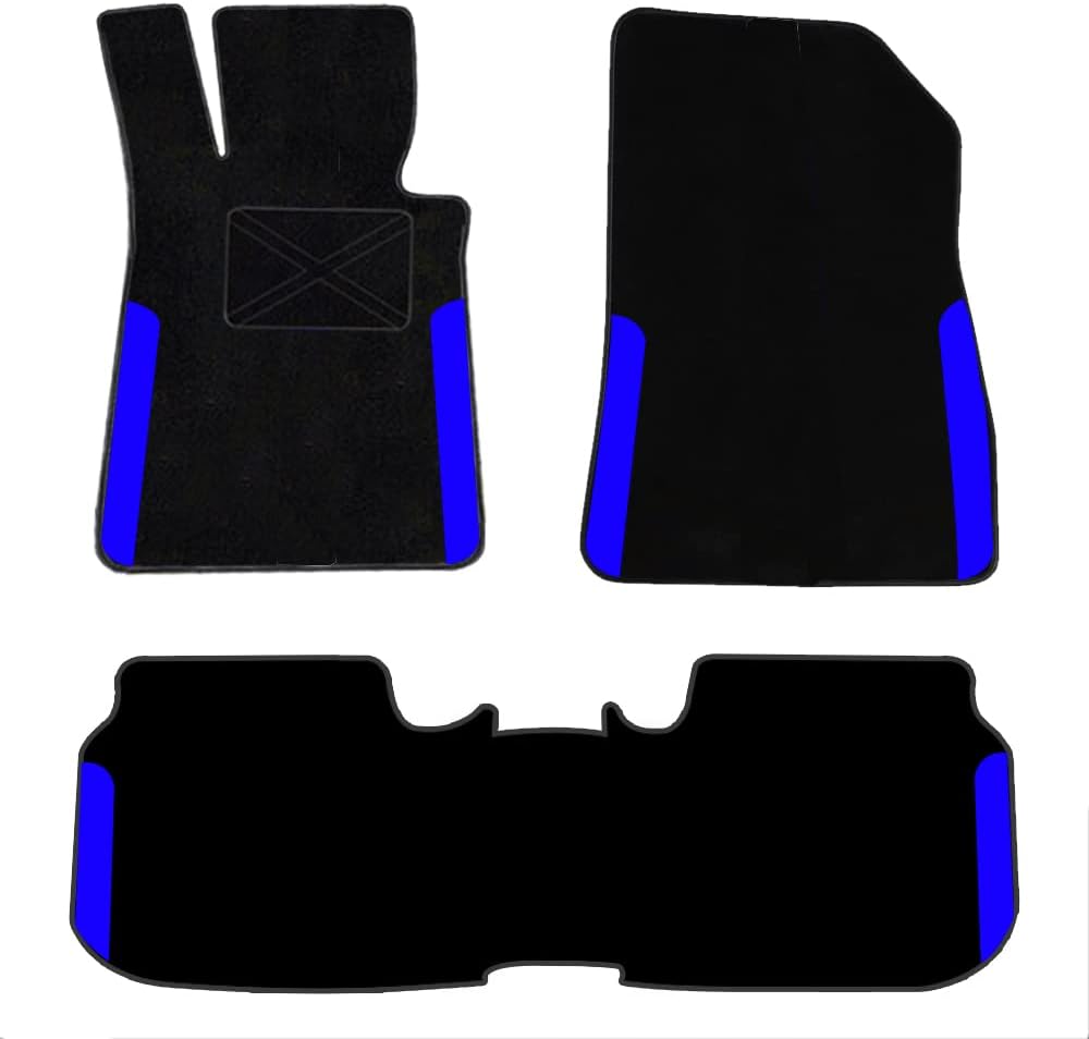 Black Red Polyester Car Floor Mats for TRAX 2019 M15447