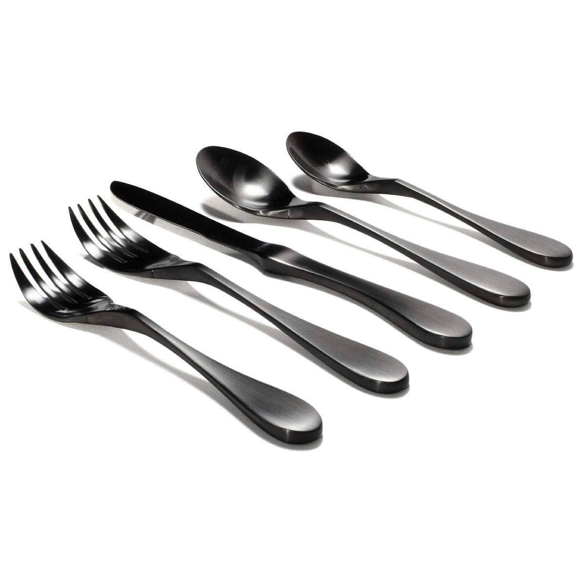 Black Matte Titanium Coated Stainless 20-Piece Set E562901