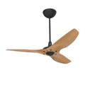 52 Ceiling Fan with Bamboo Blades and Black Finish L491
