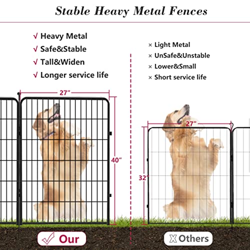 40 inch 8 Panels Heavy Duty Metal Dog Playpen with Door N996
