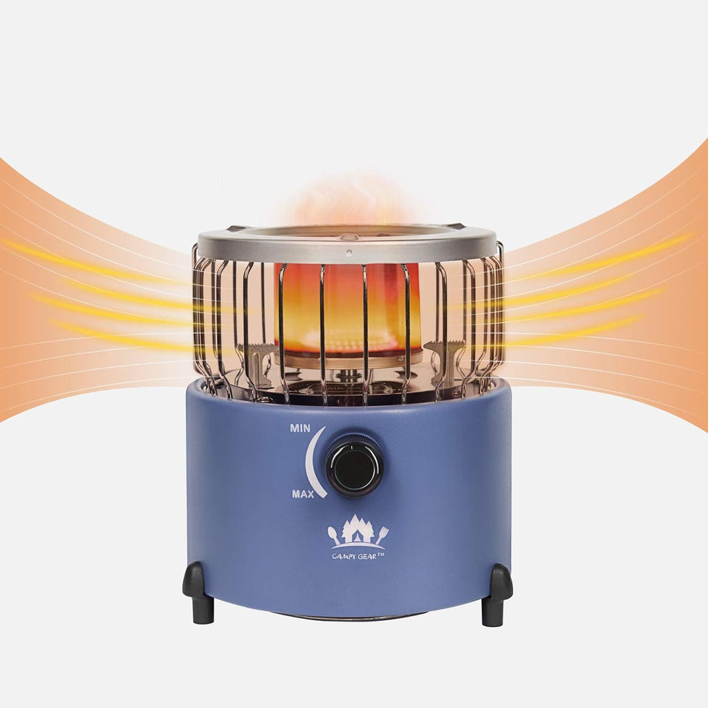 Orange 2 in 1 Portable Propane Heater & Stove J14437