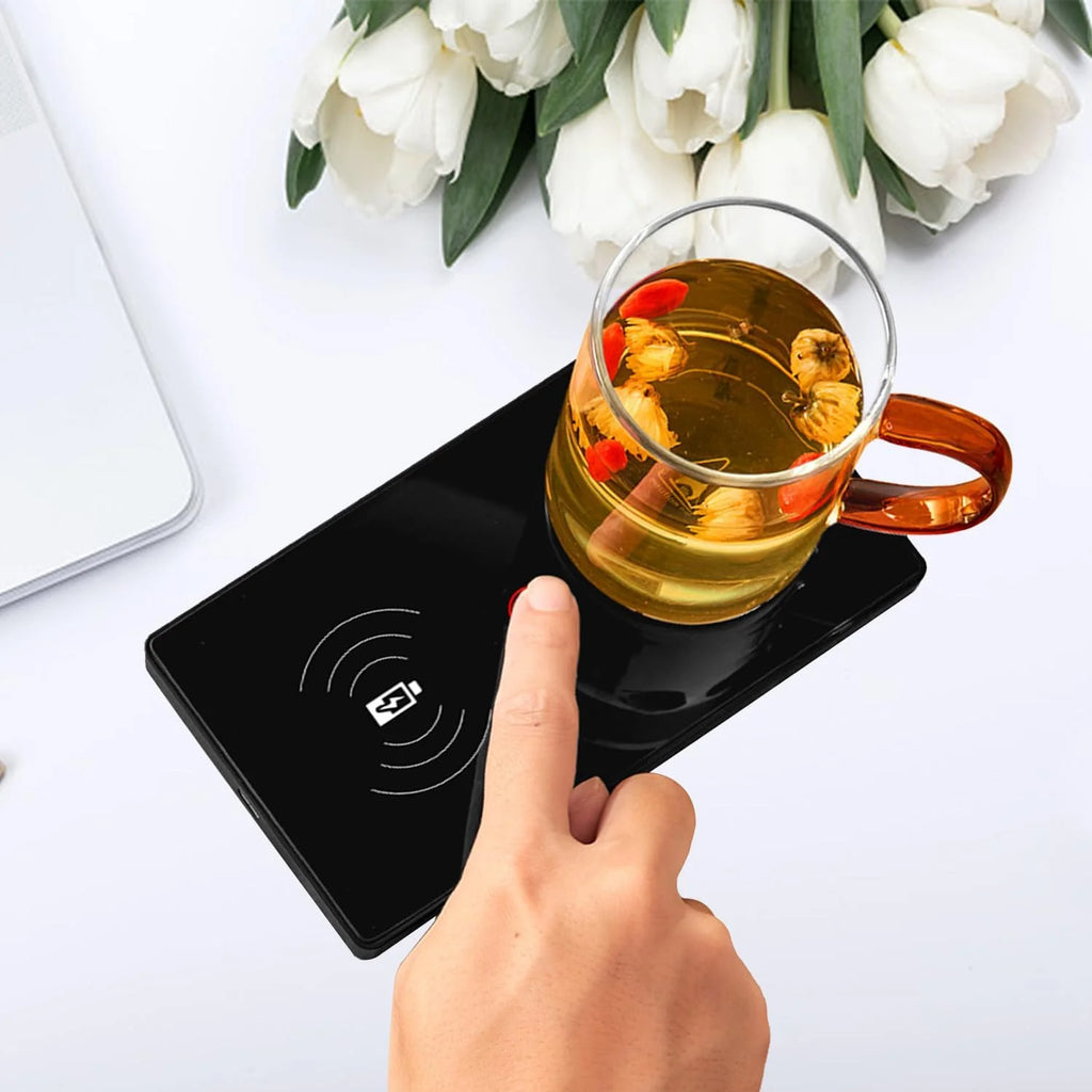 Coffee Mug Warmer 2 in 1 Wireless Charger B8737