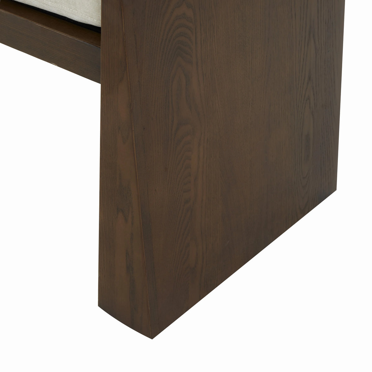 Solid Velvet Modern Bench with Wood Frame F3263