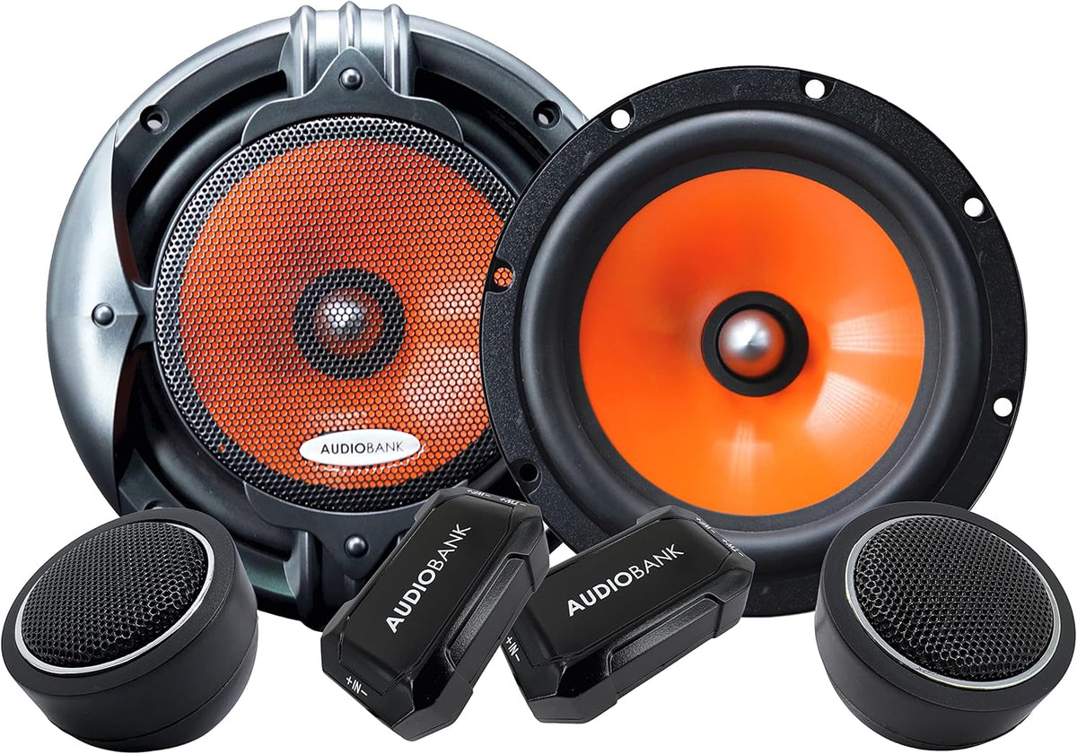 1000W 6.5-Inch 2-Way Car Audio Component Speaker System K163270